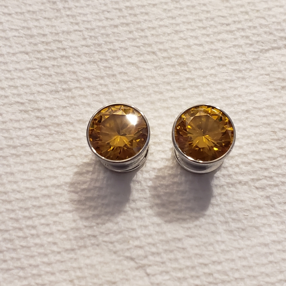 Anatometal Gemmed Plugs 7/16"